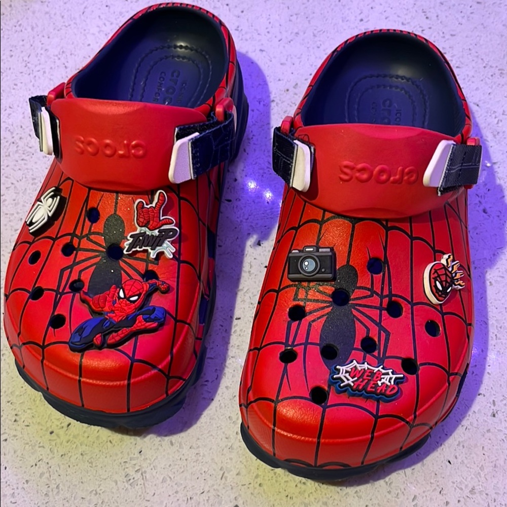 spider man Crocs Kids Spider-Man Red Clogs